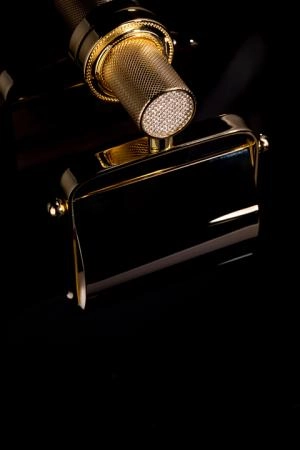 Держатель для туалетной бумаги Boheme с крышкой ROYALE CRISTAL GOLD 10921-G