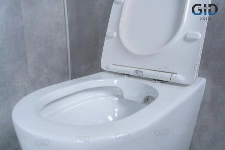 Унитаз Gid TRS-269 56 см приставной безободковый микролифт белый