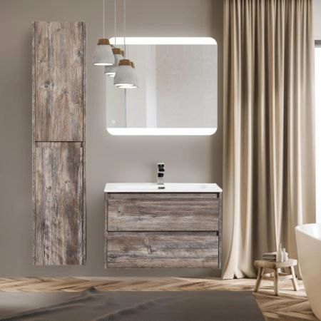 Зеркало Belbagno SPC-CEZ-700-700-LED-BTN Led подсветка вкл/выкл 700x30x700