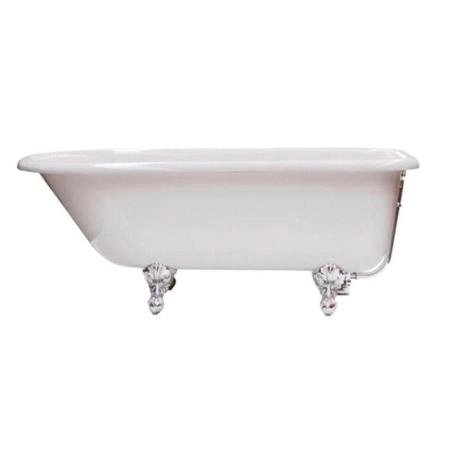 KNIEF  ROLL TOP XL Ванна отдельностоящая 170x70x60см., на ножках хром, без слива-перелива, цвет: белый