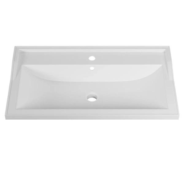 Раковина Uperwood Family 100 см, прямоугольная, белая