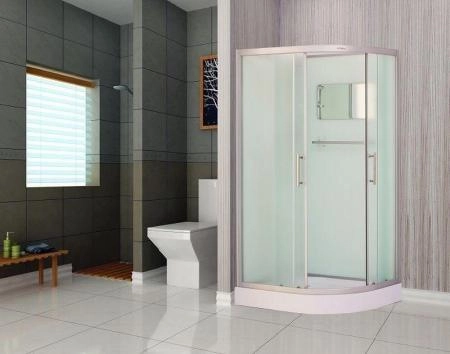 Душевая кабина Esbano 85x115 асимметричная матовое стекло ESKB115CL