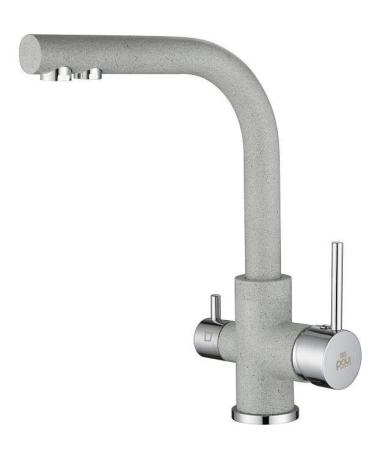 Смеситель для кухни Paulmark ESSEN, серый, 213011-310