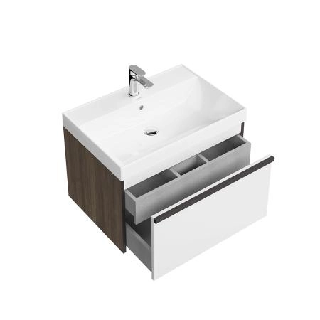 Тумба Kerama Marazzi MODULA МОДУЛА MO.70.1+1\AR подвесная 70 с ящиком 1+1, арабика