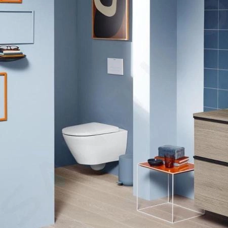 Duravit D-Neo Унитаз подвесной 2577090000, 370 x 540 мм, безободковый, в комплекте с сиденьем 0021690000 цвет: белый (Спец.цена с нашего склада!)