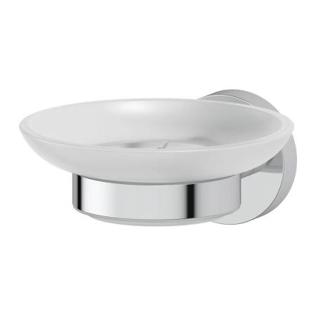 Держатель с мыльницей матовое стекло;  ARTWELLE Harmonie HAR 014 хром