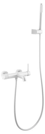 Смеситель для ванны Boheme Uno. Matt White 463-MW
