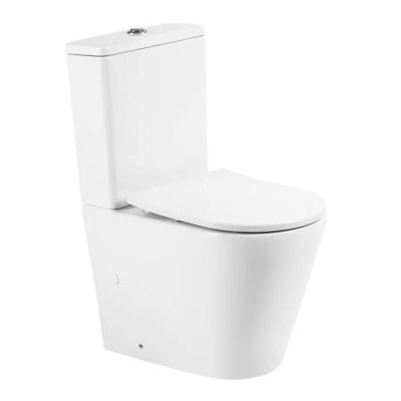 Унитаз безободковый Belbagno FLAY-R BB2149CPR напольный (бачок/сиденье отдельно)