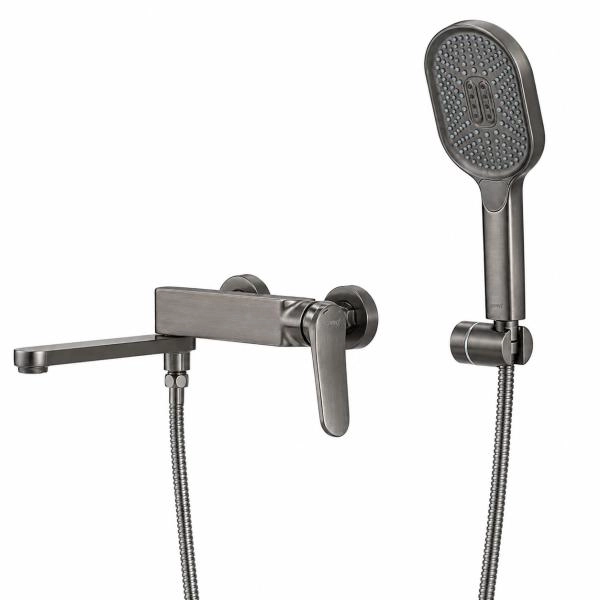 Смеситель GAPPO G3210-9 для ванны, оружейная сталь