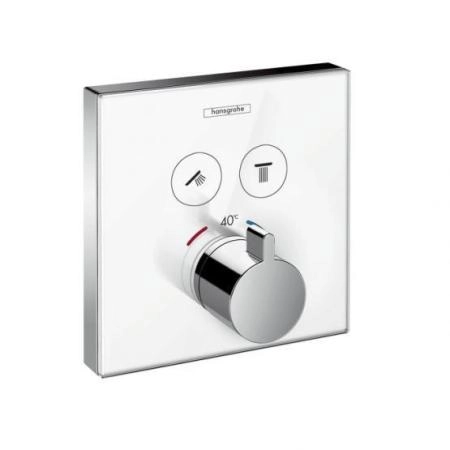 Смеситель Hansgrohe Термостат ShowerSelect 15738400, цвет белый хром для 01800180