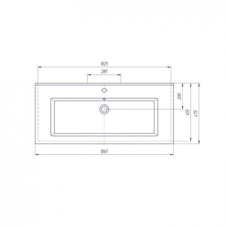 Раковина СаНта Оскар 105