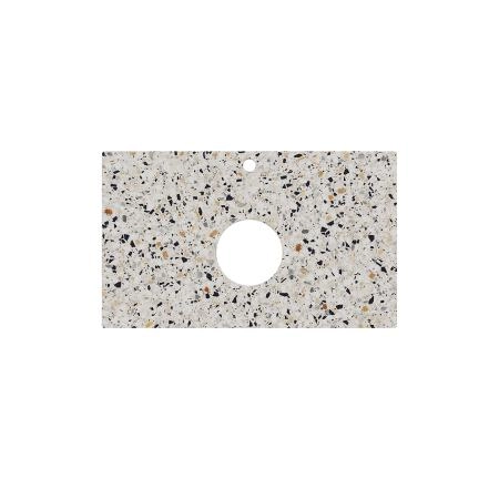 Столешница Kerama Marazzi PLAZA ПЛАЗА KM6012G0471RP80Tc2 Столешница для накладных раковин Бричиола 80, белый натуральный