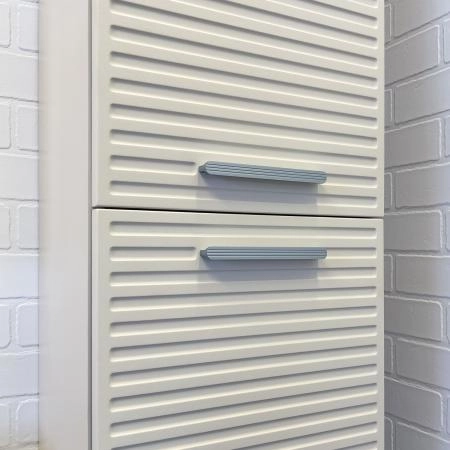 Шкаф-колонна Comforty Касабланка-35 00-00017851 серый шёлк