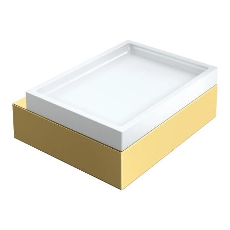 Мыльница Boheme настенная Qubic Gold 10723-G