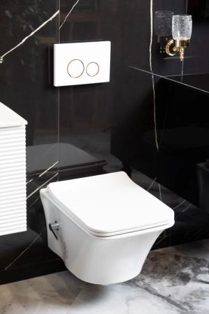 Mirage подвесной унитаз Boheme с биде глянец белый 965-2