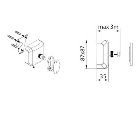 Шнур вытяжной для белья Fixsen HOTEL FX-31025
