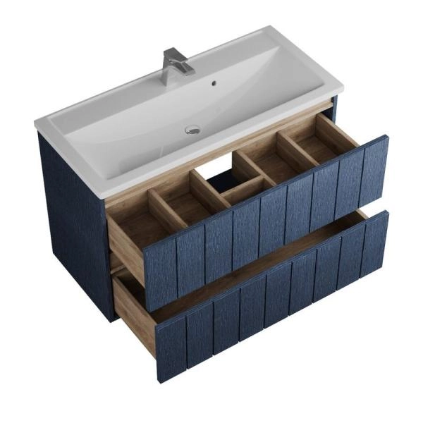 Тумба под раковину VENECIANA Tellaro 100 под ум-к Mario 100 Индиго
