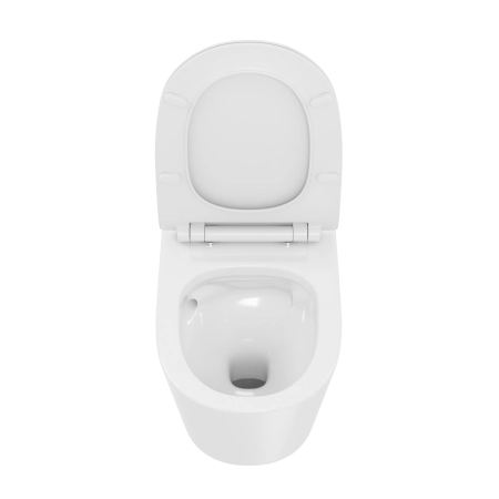 Подвесной унитаз VitrA M50 8302B003-6404 безободковый VortexFlush с сиденьем микролифт дюропласт белый санитарный фарфор