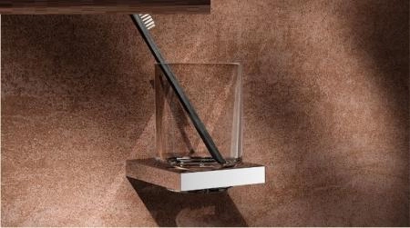 Держатель стакана KEUCO Edition 90 Square 19150019000 Прозрачный/хром