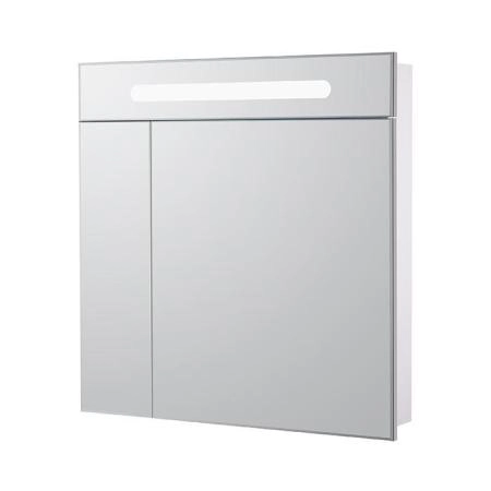 Roca Victoria Nord Зеркальный шкаф 80x81см, с LED-подсветкой сверху, цвет: белый