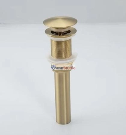 Раковина Gappo GX401-3 51x36 Cатин золотой нерж.сталь на столешницу