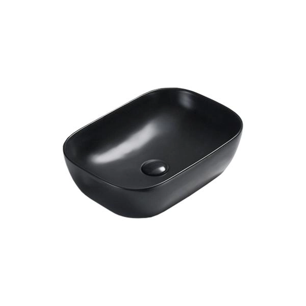 Раковина Vincea VBS-102MB, 455*325*135, накладная, цвет черный матовый фарфор