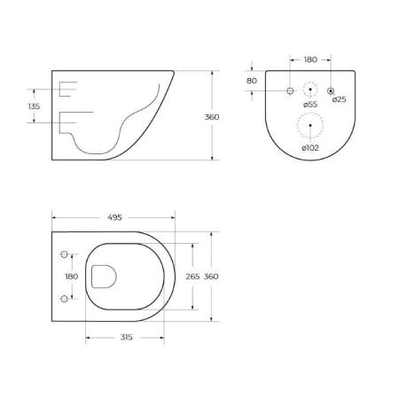 Belbagno AMANDA BB051SC Сиденье, быстросъемное, дюропласт, soft close, металлическое крепление