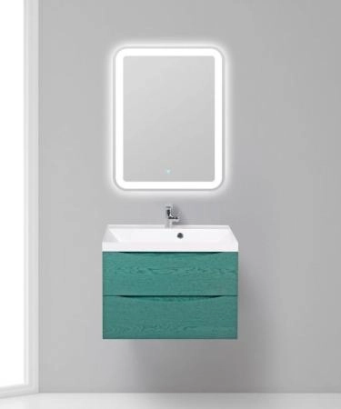 Тумба под раковину Belbagno MARINO Rovere Bianco подвесная 700x450x500 MARINO-700-2C-SO-WO-P