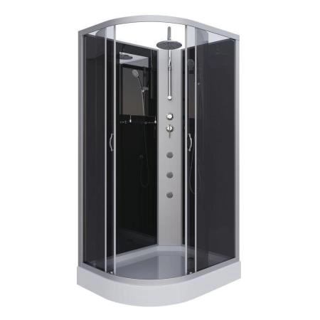 Душевая кабина Niagara NG-3512-14RBKTG 1200х800х2100-2400 низкий поддон 13см стекло тонированное