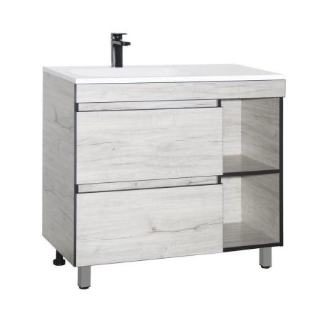 Тумба Style Line Elfante Берлин 90 под раковину Барселона, 2 ящ./ниши, PLUS, СОНАТА напольная