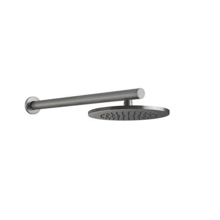 Gessi 316 Душевая головка шарнирная для настенного крепления на 1/2", Ø21.9см, цвет: Steel Brushed