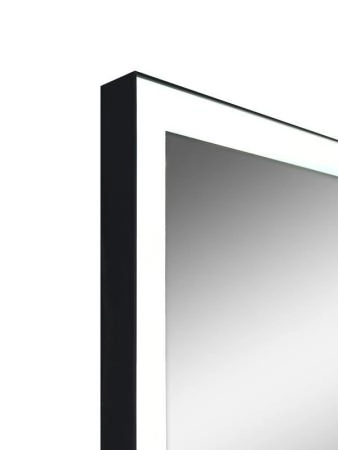Зеркало Континент Solid Black standart 1000x800 ЗЛП1607 с подсветкой