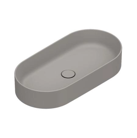Catalano Zero Раковина 70х35см, накладная, без отв., без перелива, цвет: Tortora Satinato