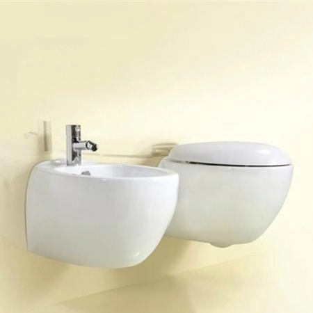 Azzurra Clas+ Биде подвесное 56x38.5см., c 1 отв., c креплением KIT 2000 CF, цвет: белый матовый