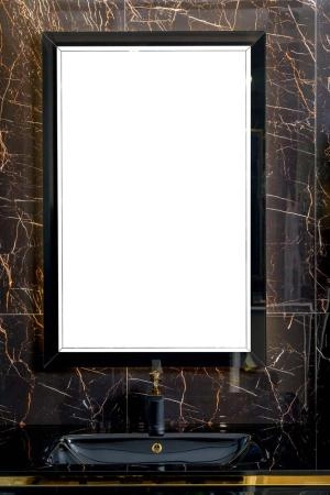 Зеркало Boheme Dolce Глянцевый черный 105x70см 567-B