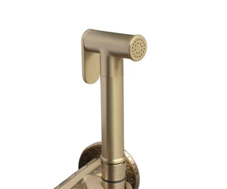 Гигиенический душ встраиваемый со смесителем ВИНДЗОР 702BR бронза