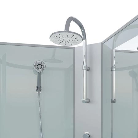 Душевая кабина Niagara NG-1101-14BKT 900х900х2100-2400 низкий поддон 13см стекло матовое с полкой