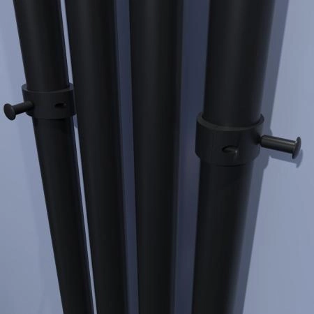 Полотенцесушитель Тругор Пэк сп Вектор 120*15 черный ВГП электрический