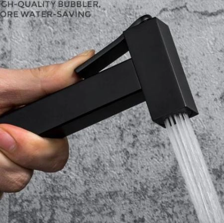 Гигиенический  душ Gappo G7207-60 встраиваемый термостат, чёрный