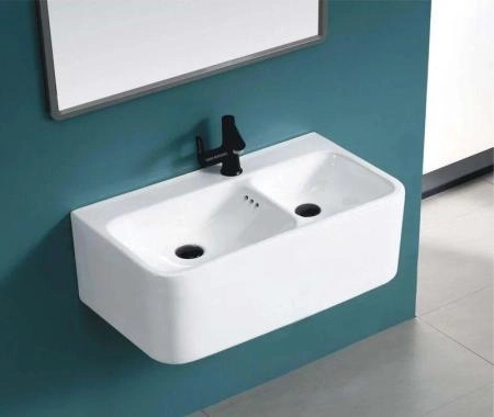 Раковина Cerutti SPA Double COMO СТ9700 (750х400х300) двойная подвесная
