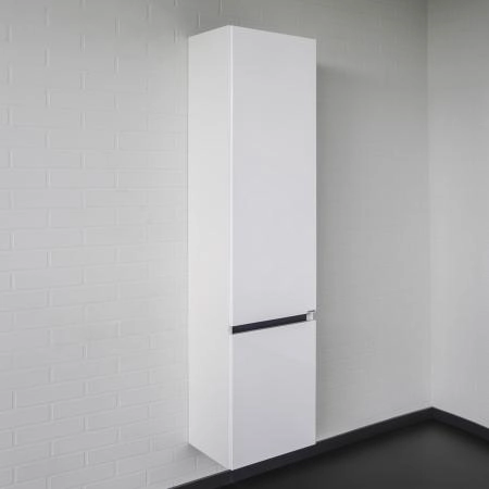 Шкаф-колонна Comforty Лозанна-40П 00-00017837 подвесная белый глянец