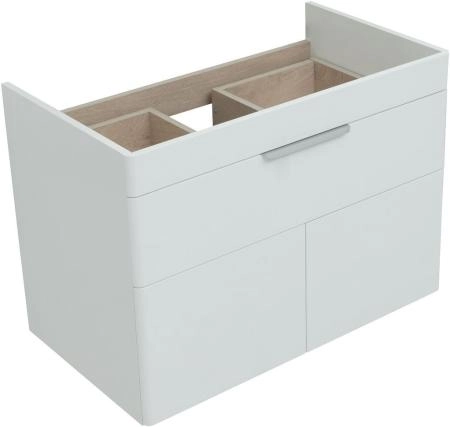 Тумба под раковину Aquanet Ирис new 815 белый глянец (1 ящик, 2 дверцы)
