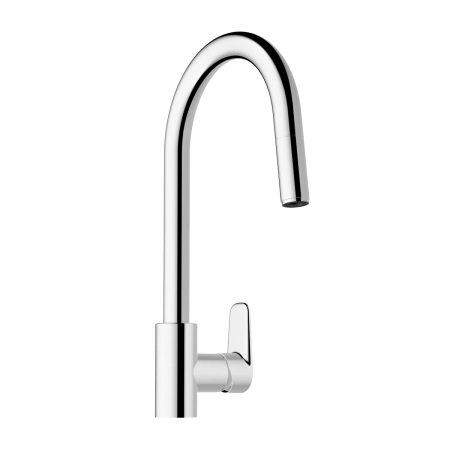 Смеситель VitrA Flow Soft  A43445EXP с поворотным изливом однорычажный хром латунь