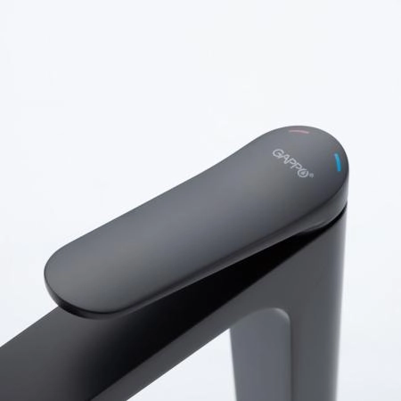 Смеситель GAPPO G1010-26 для раковины высокий, черный