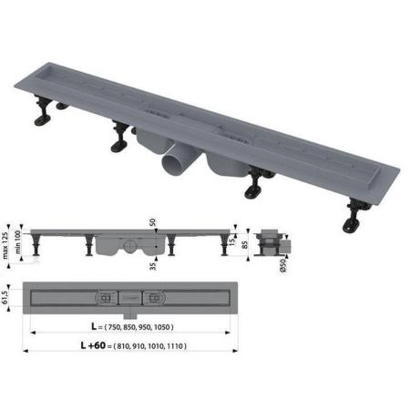 Душевой лоток AlcaPlast APZ12-950 Optimal