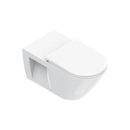 Catalano Comfort Унитаз подвесной 70х37см., смыв Tornado, покрытие Cataglaze+, цвет: белый глянцевый