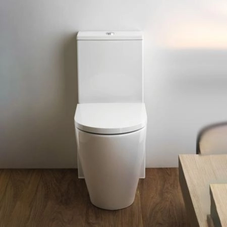 Laufen Kartell Унитаз моноблок 660x370x430 мм, комбинированный, безободковый смыв Rimless,цвет: белый