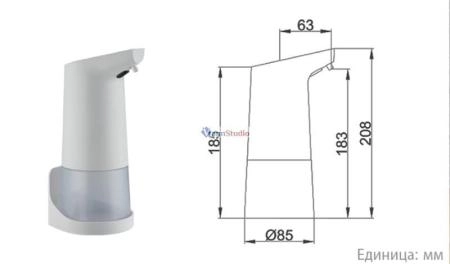 F408 Дозатор Frap 350мl  сенсорный