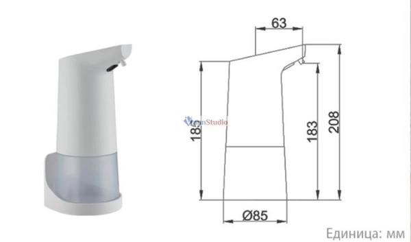 F408 Дозатор Frap 350мl  сенсорный