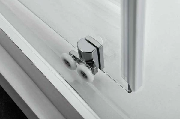 Душевая дверь Vincea Alpha VDS-3AL110CLB, 1100, черный, стекло прозрачное